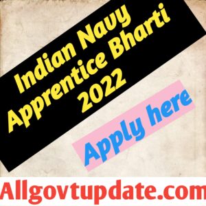 Indian Navy Apprentice Bharti 2022/Apply For 338 Apprentice Vacancy