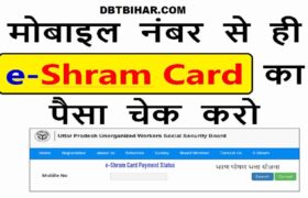 eShram Card Payment Status