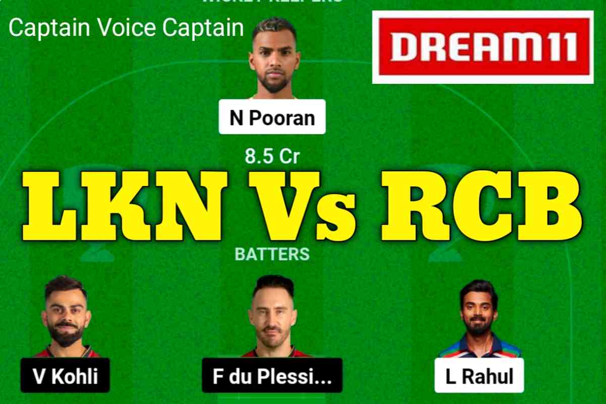 LKN vs RCB Dream11 Prediction