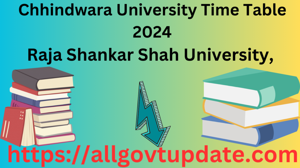 Chhindwara University Time Table 2024