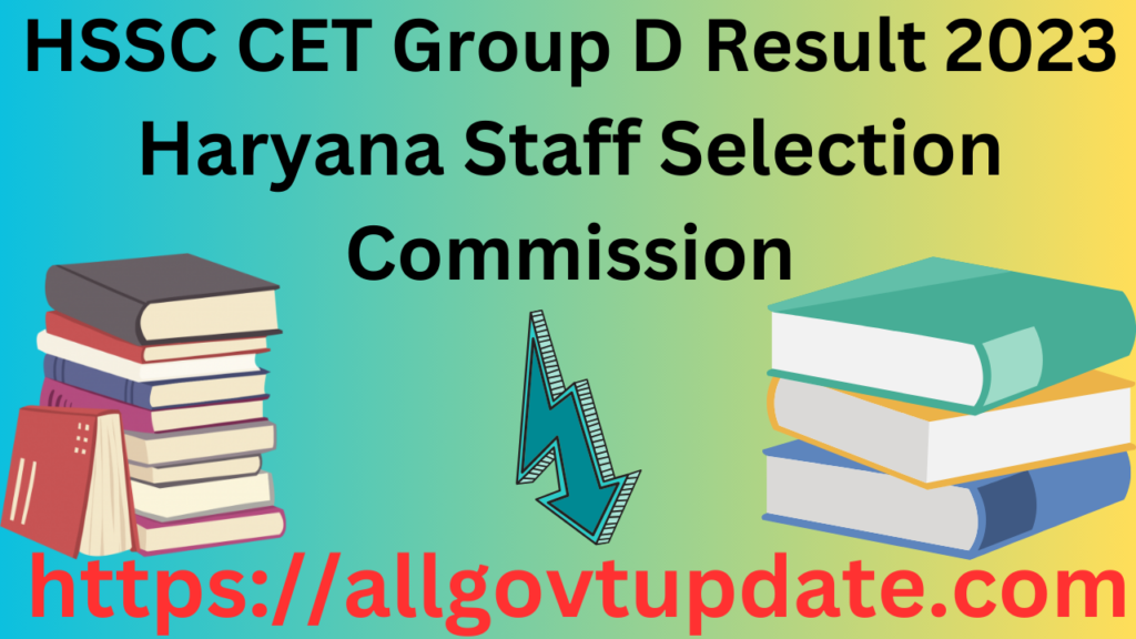 HSSC CET Group D Result 2023