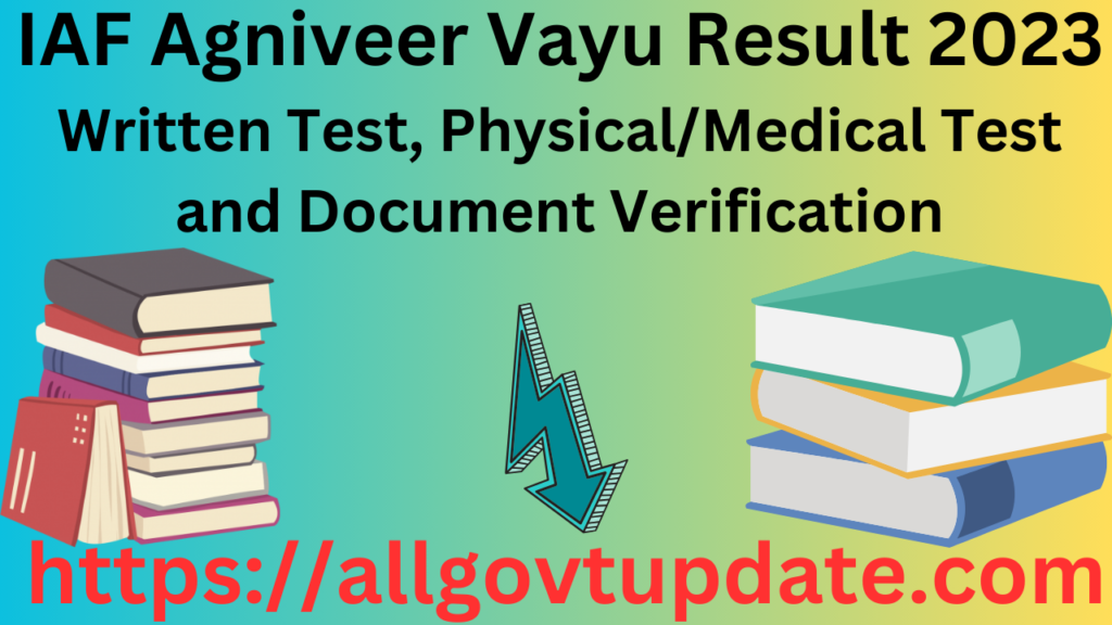 IAF Agniveer Vayu Result 2023