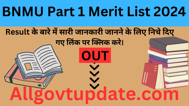 BNMU Part 1 Merit List 2024